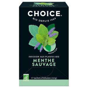 Choice Infusion Menthe Sauvage Bio 17 sachets