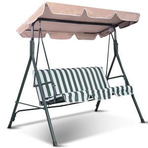 Coast Swing Canopy Replacement Cloth 191x132 cm Beige - Toit en polyester imperméable pour balançoire de jardin