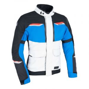 Oxford Veste textile Mondial 2.0 gray/blue/red- XL