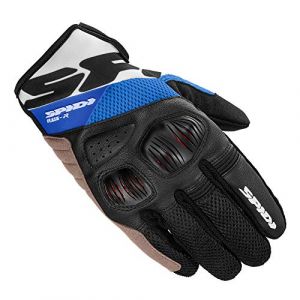 Spidi Flash R Evo K Black Blue Motorcycle Gloves L