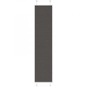 VidaXL Store plissé noir 40x200 cm largeur du tissu 39,4 cm polyester
