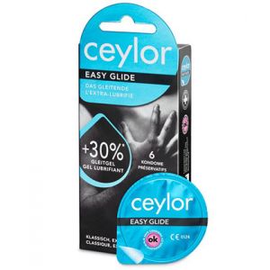 Image de Ceylor Préservatifs Easy Glide - Boite de 6