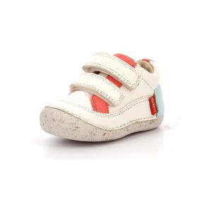 Image de Kickers Bottillons Cuir Sostankro Blanc - Couleur Blanc - Taille 21