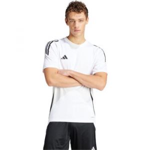 Image de adidas T-shirt d'Entra&icirc;nement Tiro 24 - Blanc/Noir, pointure Medium - ['Blanc'] - Taille Medium