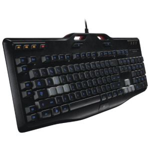 Image de Logitech G105 - Clavier Gamer r&eacute;tro&eacute;clair&eacute; filaire USB
