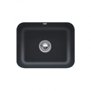 Image de Villeroy & Boch Evier 1 bac Cisterna 60C, ebony ceramicplus, avec vidage manuel