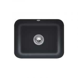 Image de Villeroy & Boch Evier 1 bac Cisterna 60C, ebony ceramicplus, avec vidage manuel