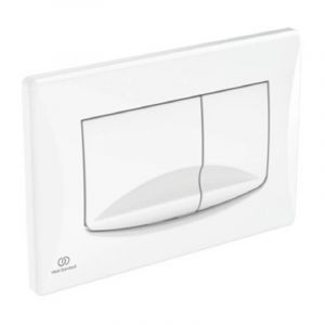 Ideal Standard R0109AC Plaque de commande de rinçage, blanc