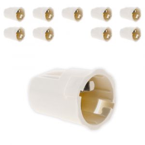 Zenitech Lot de 10 paquets de 5 douilles Testeurs d'installation B22