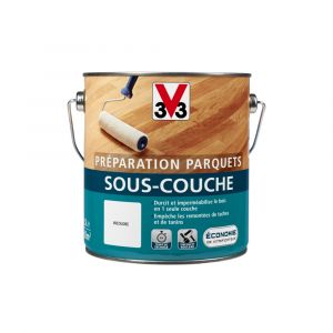 V33 Sous-couche préparation parquets incolore mat 2,5l