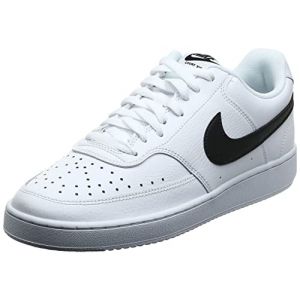 Nike Court Vision Lo Nn, Chaussure de Marche Homme, White/Black-White, 40.5 EU