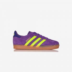 Adidas Gazelle Violet/jaune - Enfant -