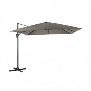 Parasol flottant Coast Square - 300 x 300 cm - inclinable - noir