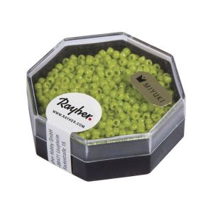 Rayher Perles de rocaille Miyuki Premium opaque 2,2 mm