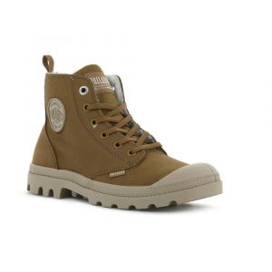 Image de Palladium Boots Pampa Hi Zip en cuir nubuck taupe