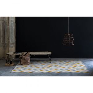 Naf Naf Tapis graphique multicolore design plat Ennaes 140x200 Multicolore