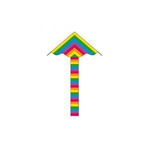 Image de Icare- Cerf-Volant Monofil Delta Eco Twister Rainbow 85 Lot de 6 Jeux Traditionnels, IMAK001, Multicolore
