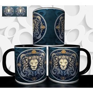 Mug Tasse &Agrave; Caf&eacute; - Signe Astrologique Du Zodiaque Lion 1707