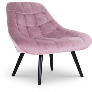 Stanley Fauteuil Danios Velours Rouge