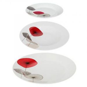 Ac Deco Service de table Osara 18 pièces Porcelaine