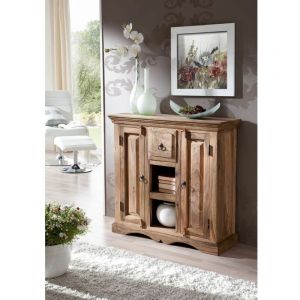 Buffet 87x32 Palissandre huilé Gris taupe leeds 45 - gris