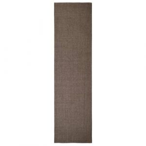 Image de VidaXL Tapis en sisal pour griffoir marron 80x300 cm