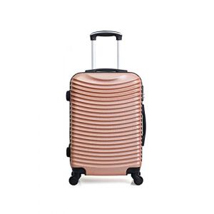 Hero VALISE WEEK-END - ABS &ndash; 65cm &ndash; 4 roues &ndash; ETNA &ndash; ROSE DORE