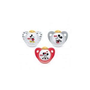 Image de Nuk T&eacute;tine t&eacute;tine anatomique Mickey Mouse latex Mickey Mouse T&eacute;tine anatomique T-2 1ud