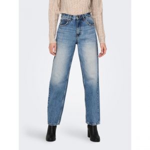 Only Jean de - ONLROBYN EX HW STR LO AK DNM DOT536 NOOS - W25L30 &agrave; W31L30 - pour Femme - bleu
