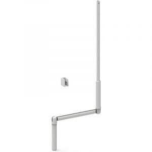 Zurfluh Feller Manivelle Blanche Complète de 1300mm pour Volet Roulant - Manivelle zf avec Tringle de Ø9,4/12mm pour Store ou Volet Roulant
