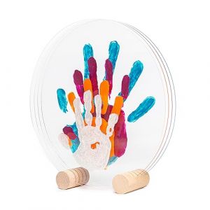 Kit empreinte de mains 4 pers. Nacré