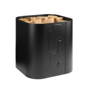 Dixneuf Range-bûches Altik Noir givré Design