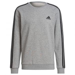 Adidas Sweat-shirt 3 Stripes XL Medium Grey Heather / Black