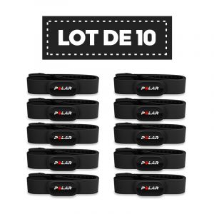 Polar Lot de 10 ceintures capteurs de fréquence cardiaque H10