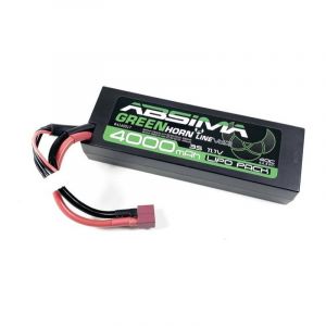 Absima Pack de batterie (LiPo) 11.1 v 4000 mAh 40 c hardcase fiche t mâle V609183