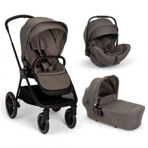 Nuna Poussette Trio Triv LX + Si&egrave;ge auto Arra Flex + Nacelle Lytl Thunder
