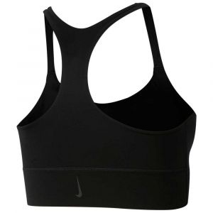 Image de Nike Brassière de sport longue rembourrée à maintien normal Swoosh Luxe pour Femme - Noir - Taille L - Female