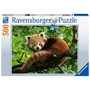 Ravensburger Puzzle 500 pièces-Adorable Panda Roux Adulte, 4005556173815