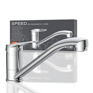 EISL Speed NI182SCR Robinet de cuisine, robinet d'évier, robinet de cuisine, chromé