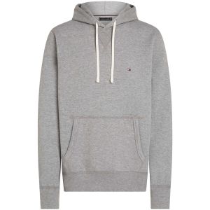 Tommy Hilfiger Sweat &agrave; Capuche Homme Essential Fleece Regular Fit, Gris (Medium Grey Heather), L