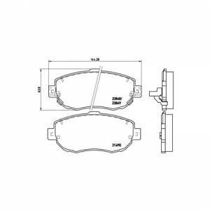 Image de Brembo 4 plaquettes de frein P83037