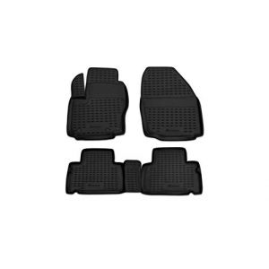 Element Tapis de Sol 3D en Caoutchouc antidérapant pour Ford S-Max 06-15