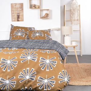 Today Parure de lit en Coton Marron 240x260 cm