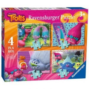 Image de Ravensburger 4 puzzles Trolls (12 à 24 pièces)