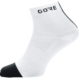 Gore Wear M Light Chaussettes mi-Hautes Chaussettes mi-Hautes White/Black FR: 3XL (Taille Fabricant: 44-46)