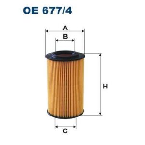 Filtron Oil Filtre MERCEDES-BENZ,JEEP,LAND ROVER OE677/4 K68091826AA,K68091827AA Filtre À Huile