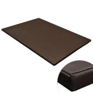 VidaXL Tapis plat pour chiens Rectangulaire Marron Taille XL