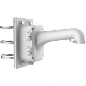 Hik vision DS-1604ZJ-BOX-POLE - Support mural avec boite de jonction pour caméra dôme - Blanc