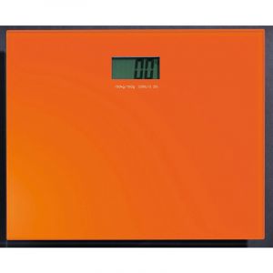 Kiamami Valentina BALANCE ÉLECTRONIQUE EN VERRE FINITION ORANGE