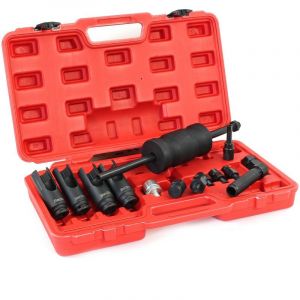Xpotool - Kit d'extracteur d'injecteur Diesel - 4 inserts 6 pans 25-30 mm - douille 6 pans creux 12,5mm (1/2') - Outil automobile avec Marteau